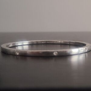 Kate Spade Set in Stone Silver Bangle, retail $48